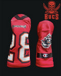 Tampa Bay Buccaneers Golf Driver & Fairway Wood Head Cover