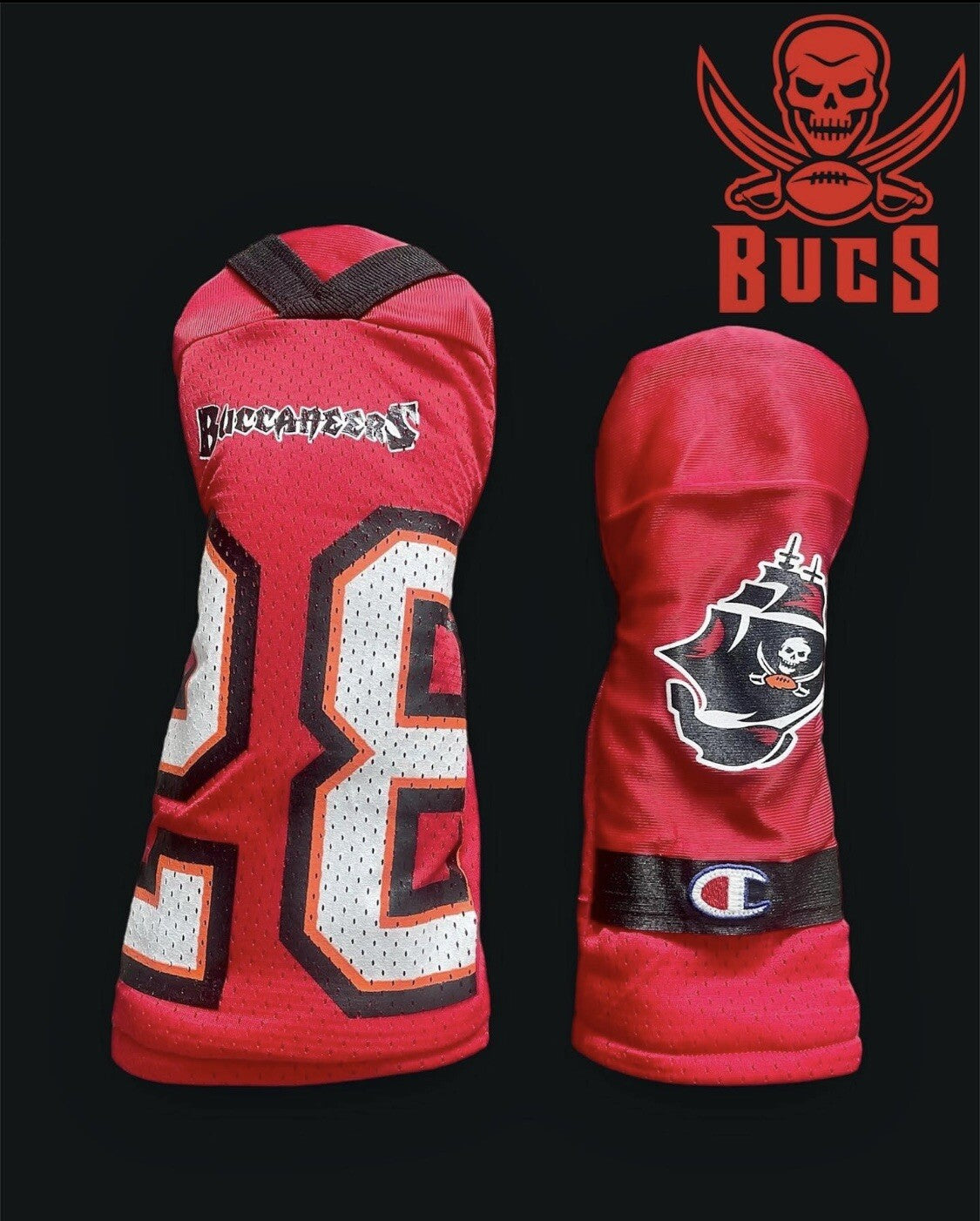 Tampa Bay Buccaneers Golf Driver & Fairway Wood Head Cover