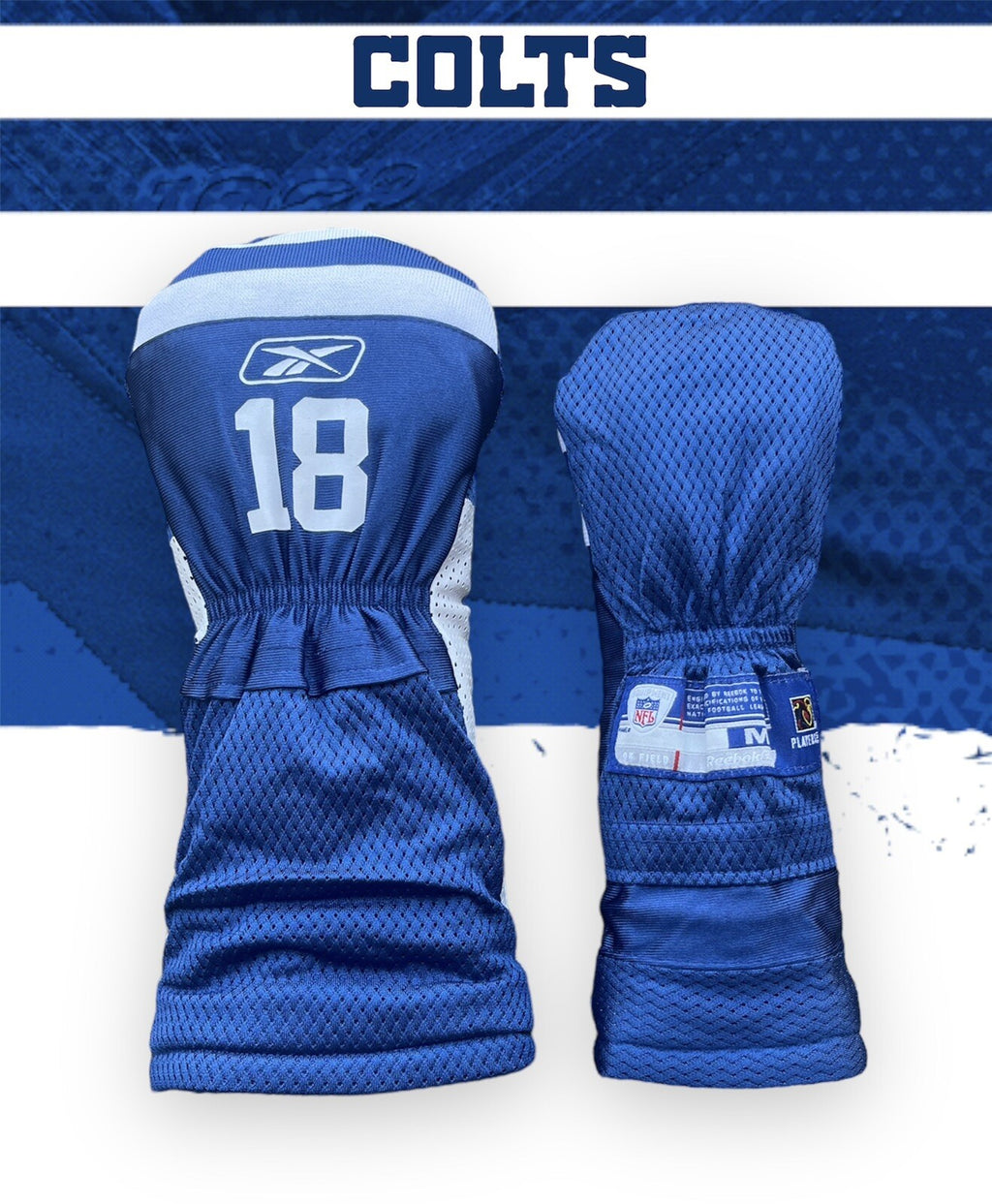Indianapolis Colts Peyton Manning Golf Driver & Fairway Wood Head Cover