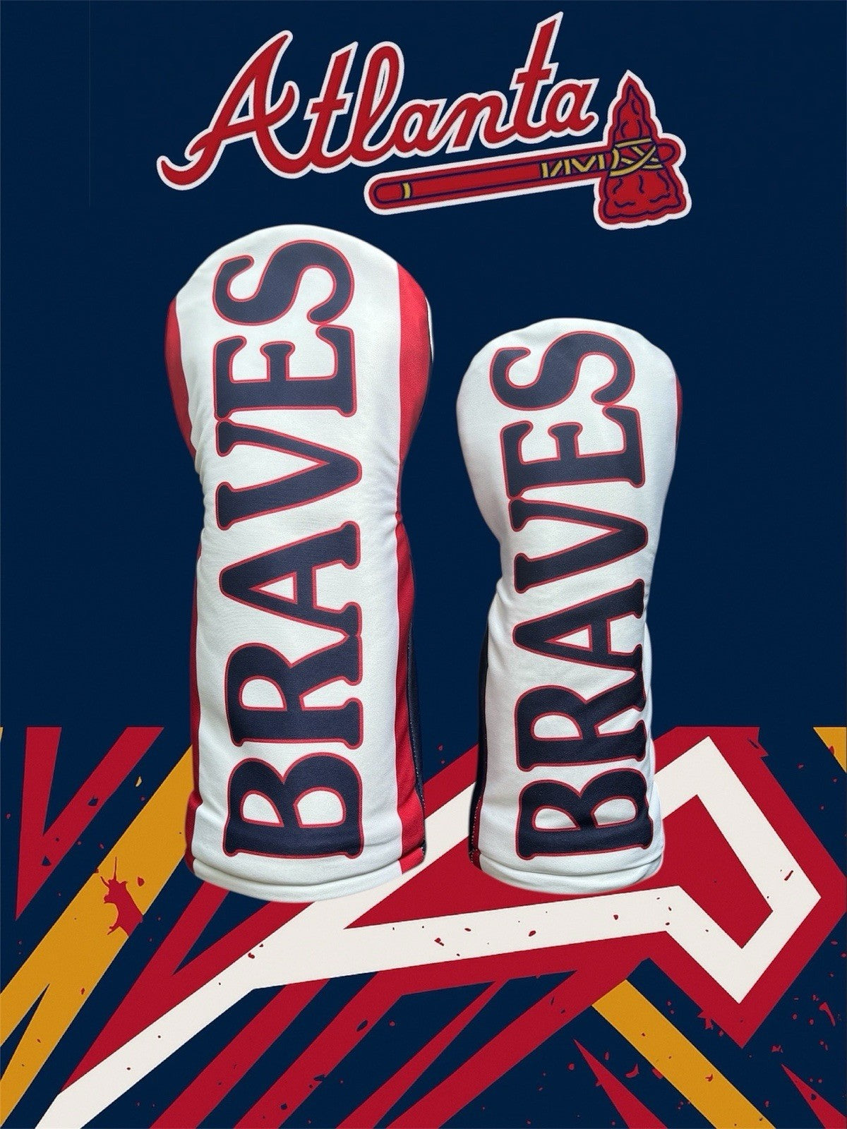 Atlanta Braves Golf Driver & Fairway Wood Head Cover