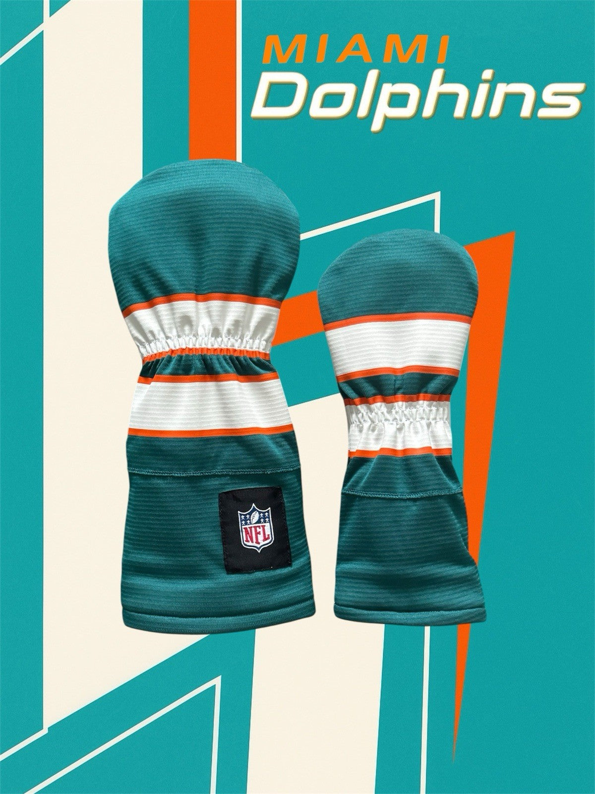 Miami Dolphins Golf Driver & Fairway Wood Head Cover