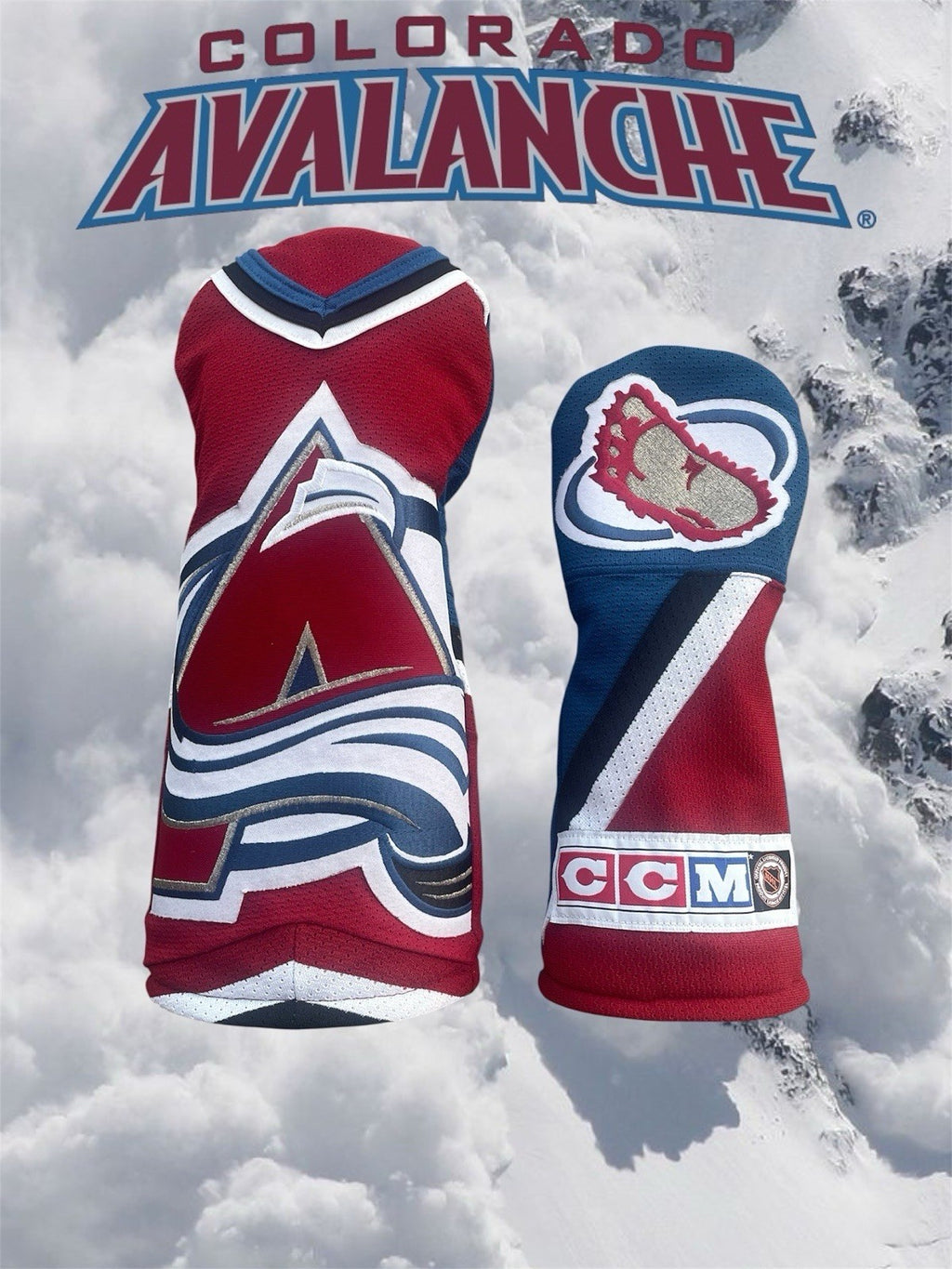 Colorado Avalanche Golf Driver & Fairway Wood Head Cover