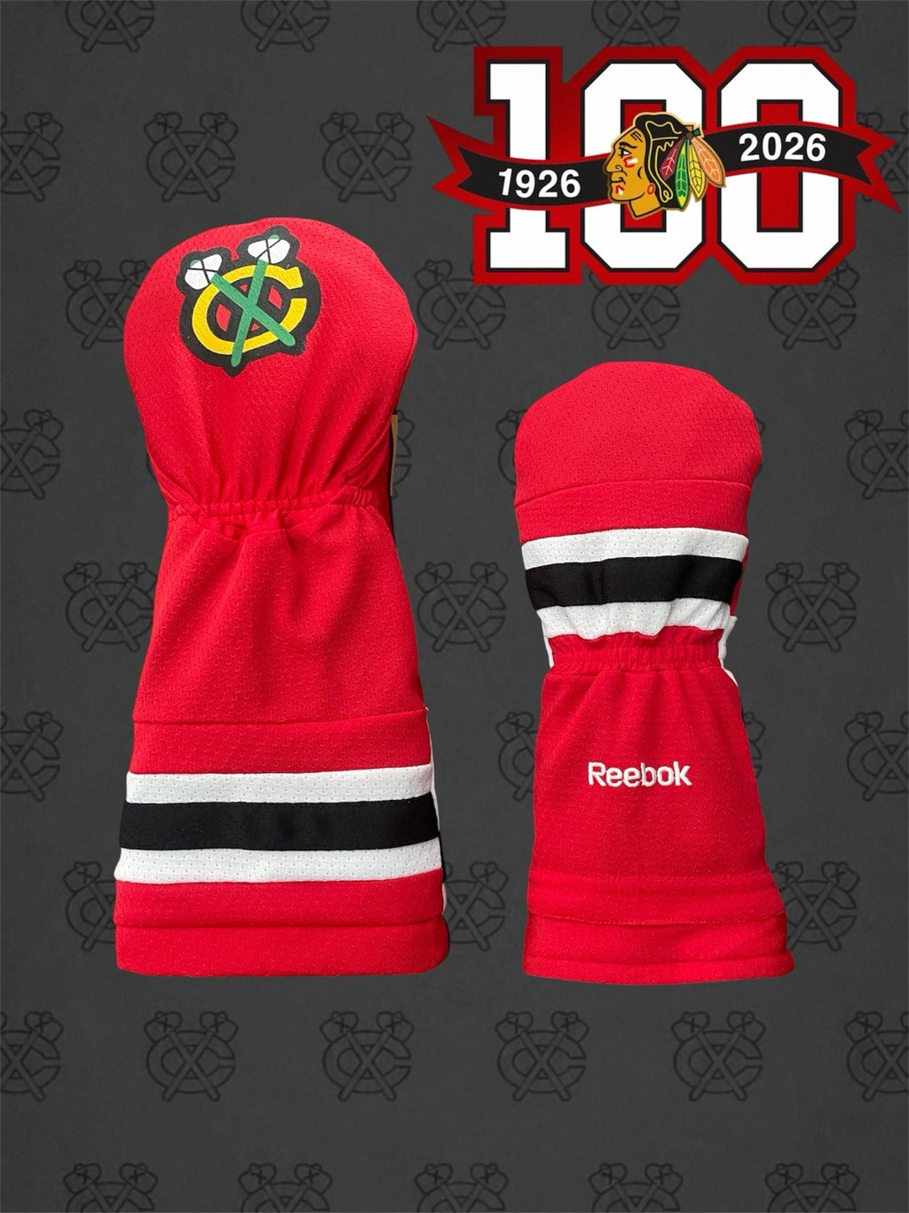 Chicago Blackhawks Golf Driver & Fairway Wood Head Cover
