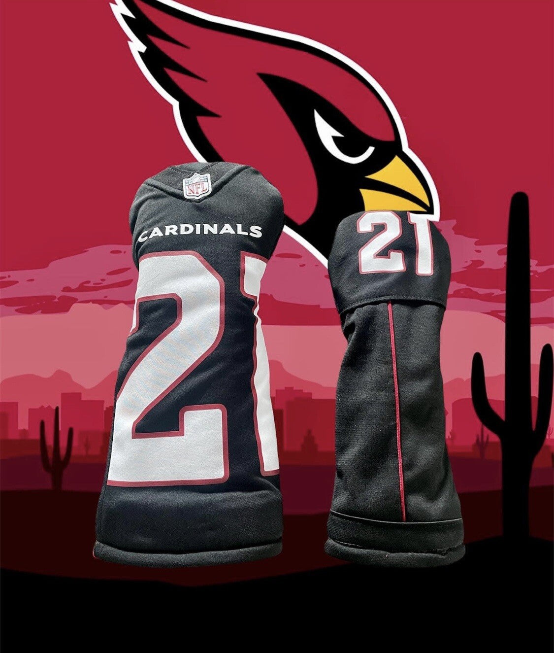 Arizona Cardinals Golf Driver & Fairway Wood Head Cover