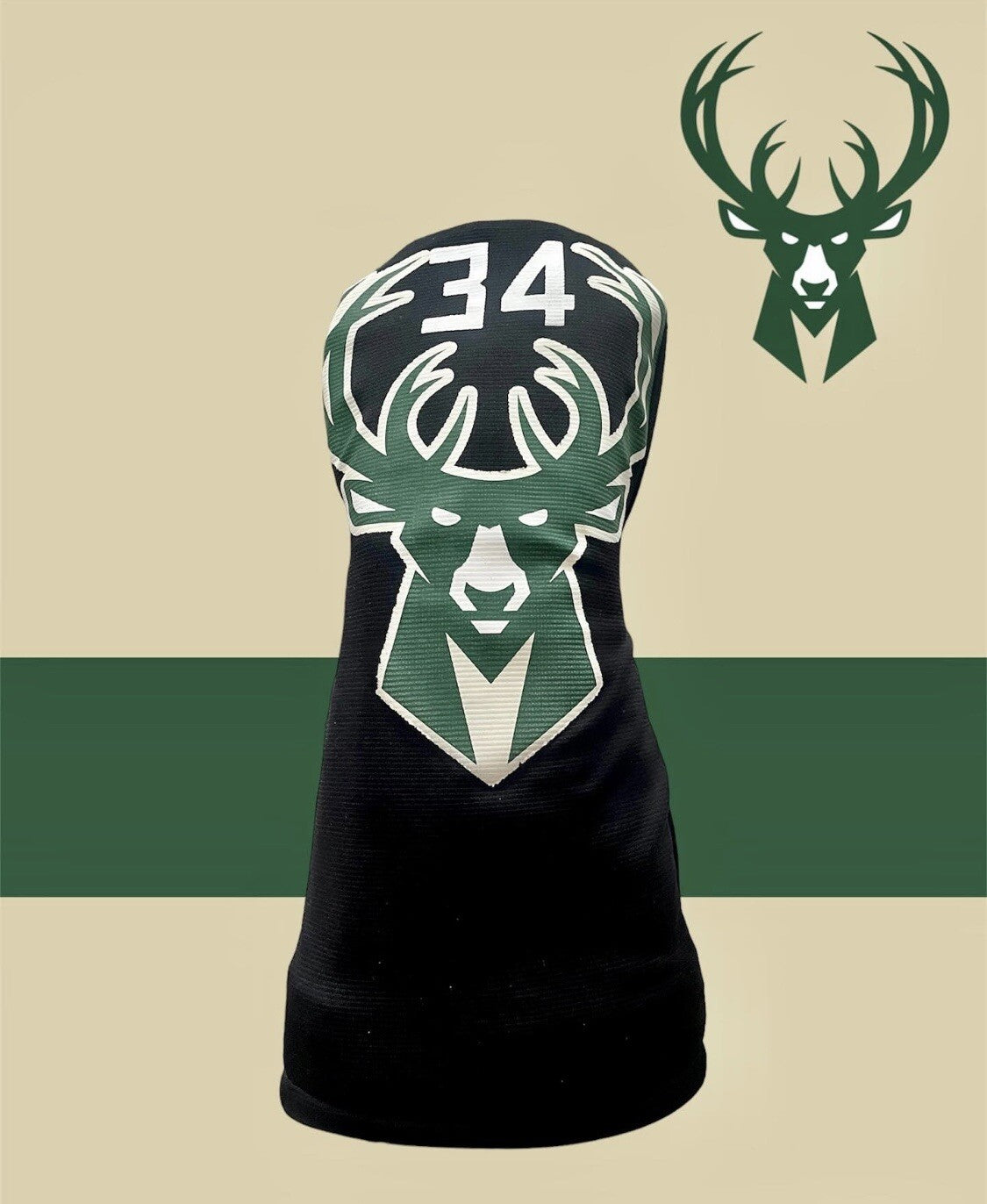 Milwaukee Bucks Golf Driver Head Cover