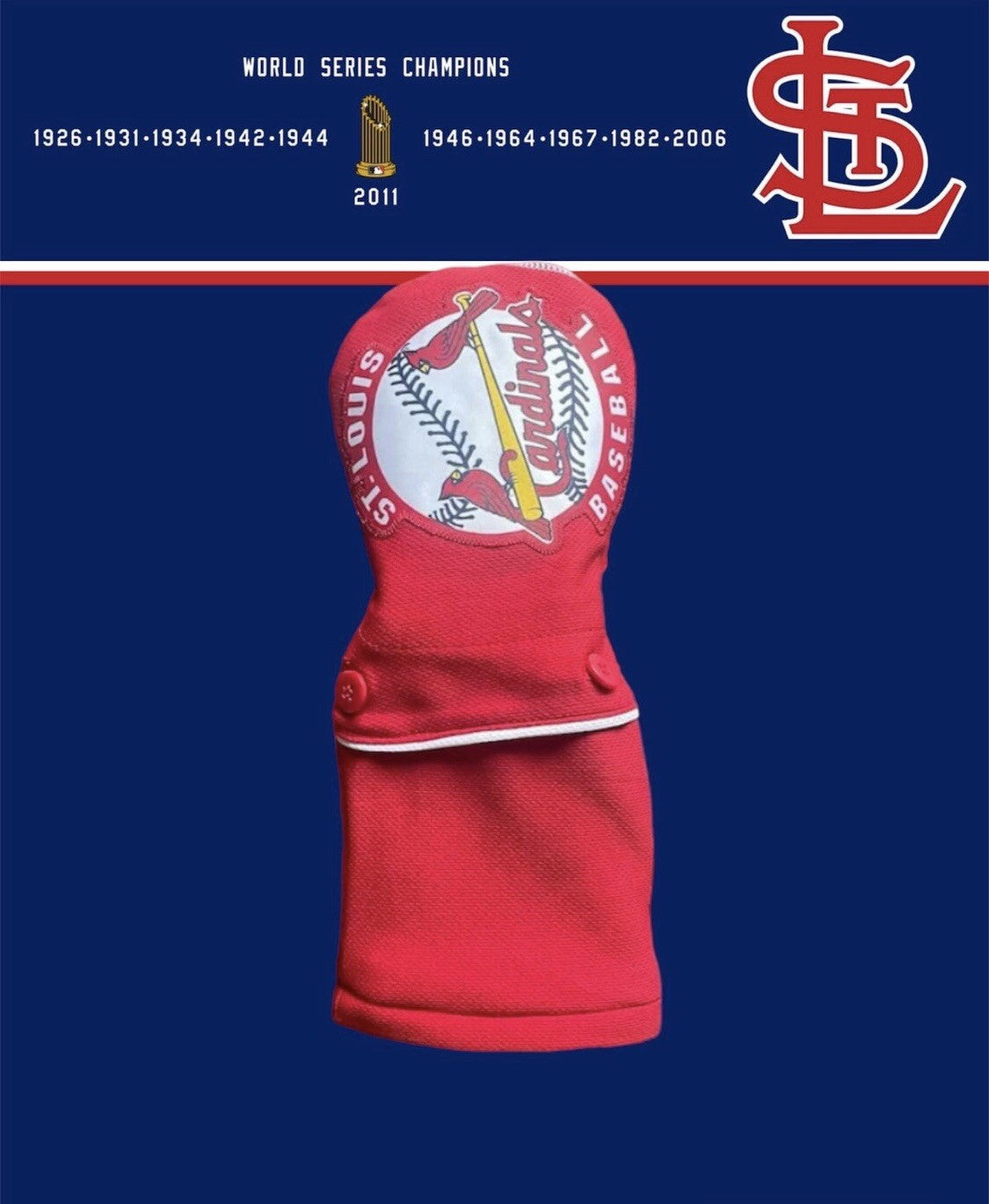St. Louis Cardinals Golf Fairway Wood Head Cover