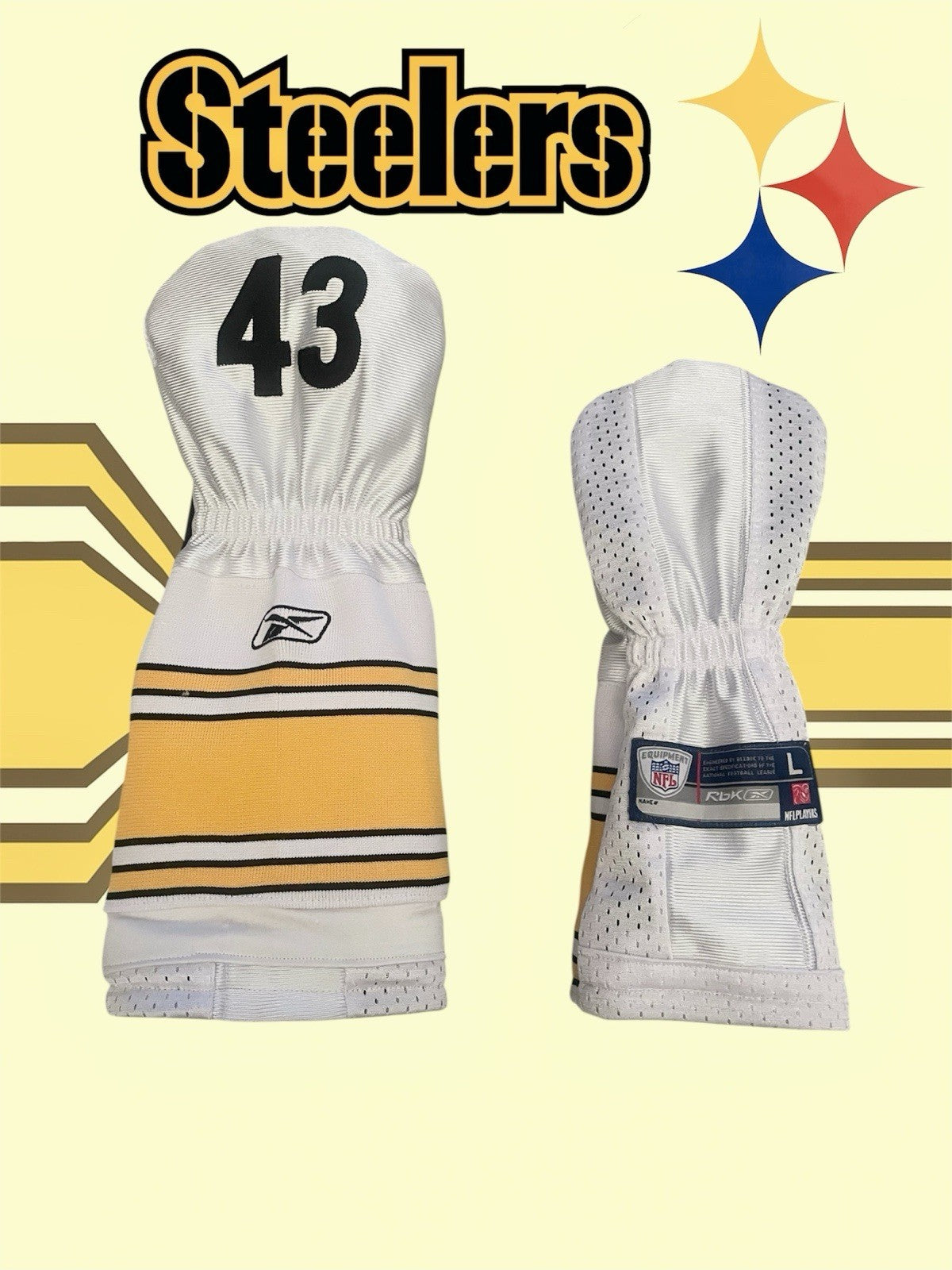 Pittsburgh Steelers Golf Driver & Fairway Wood Head Cover