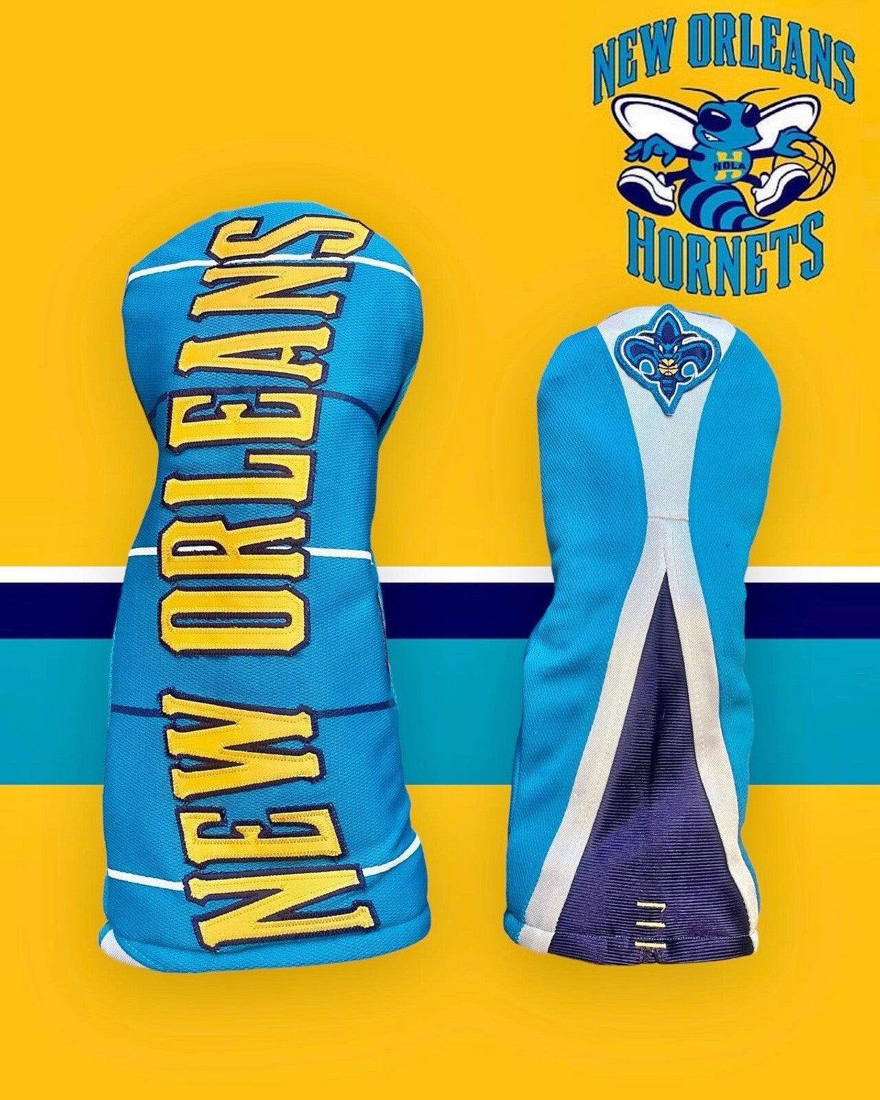 New Orleans Hornets Golf Driver & Fairway Wood Head Cover