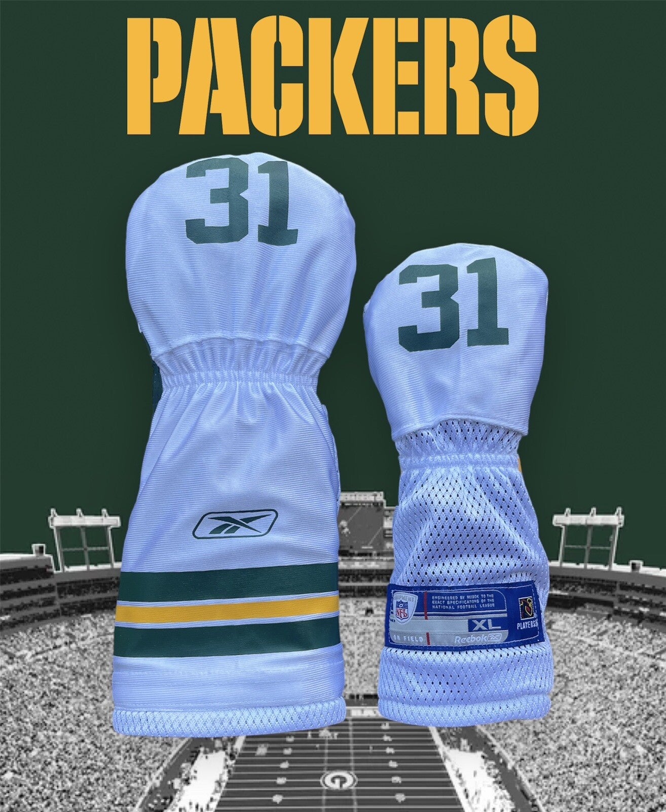 Green Bay Packers Golf Driver & Fairway Wood Head Cover