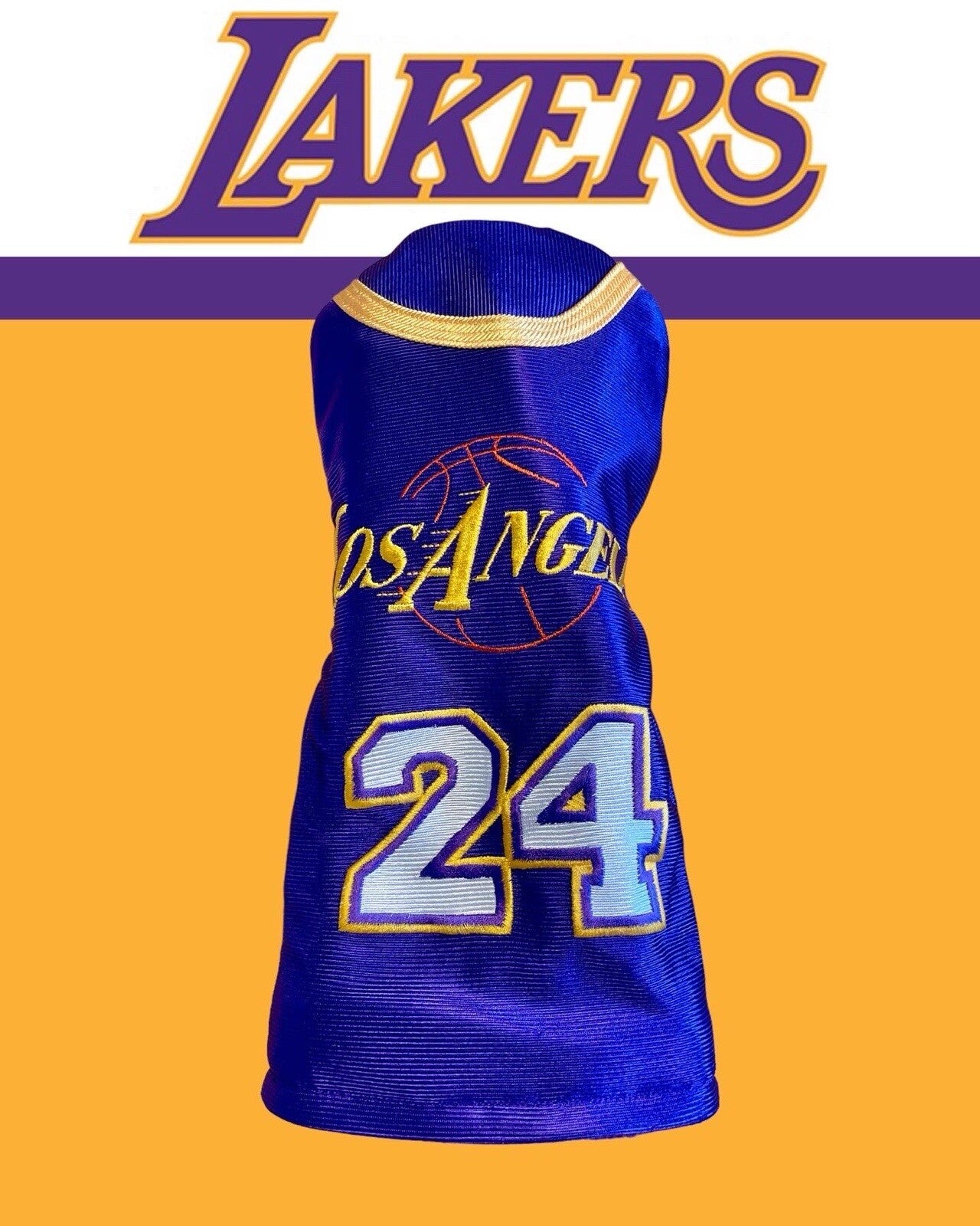 Los Angeles Lakers Golf Driver Head Cover