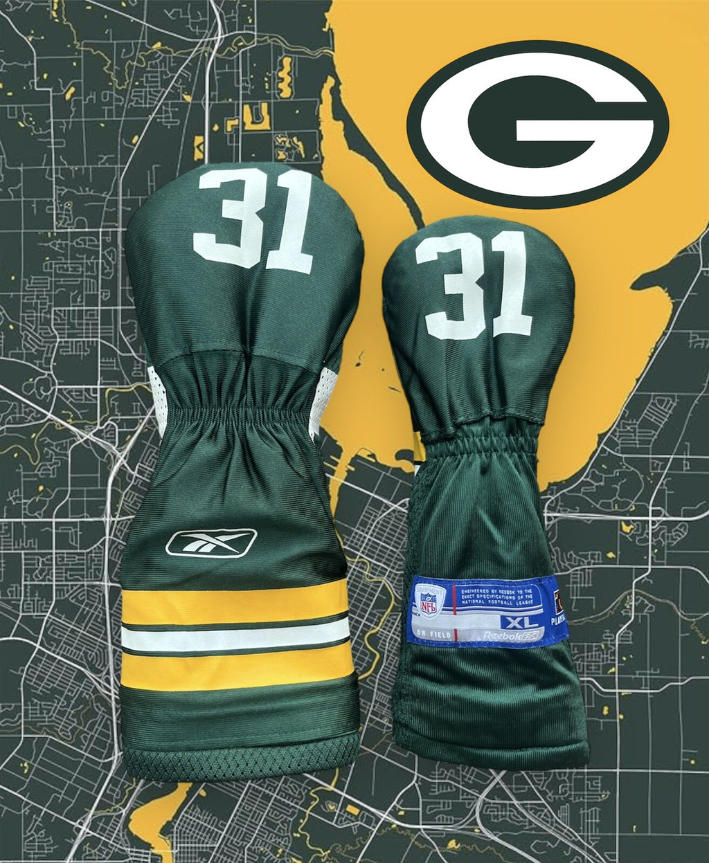 Green Bay Packers Golf Driver & Fairway Wood Head Cover