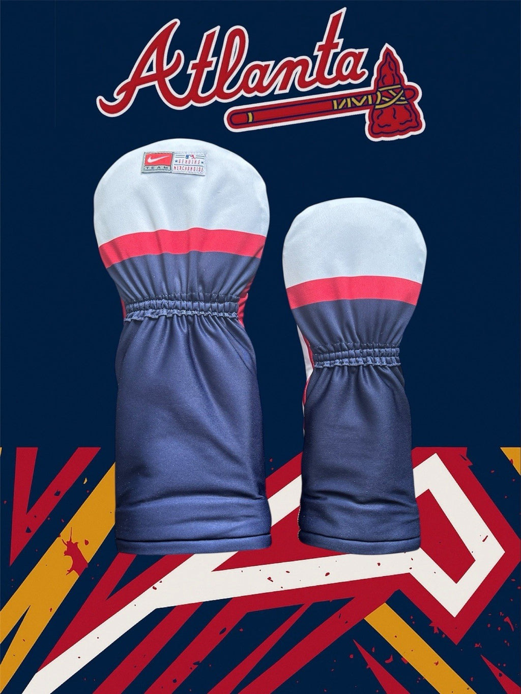 Atlanta Braves Golf Driver & Fairway Wood Head Cover