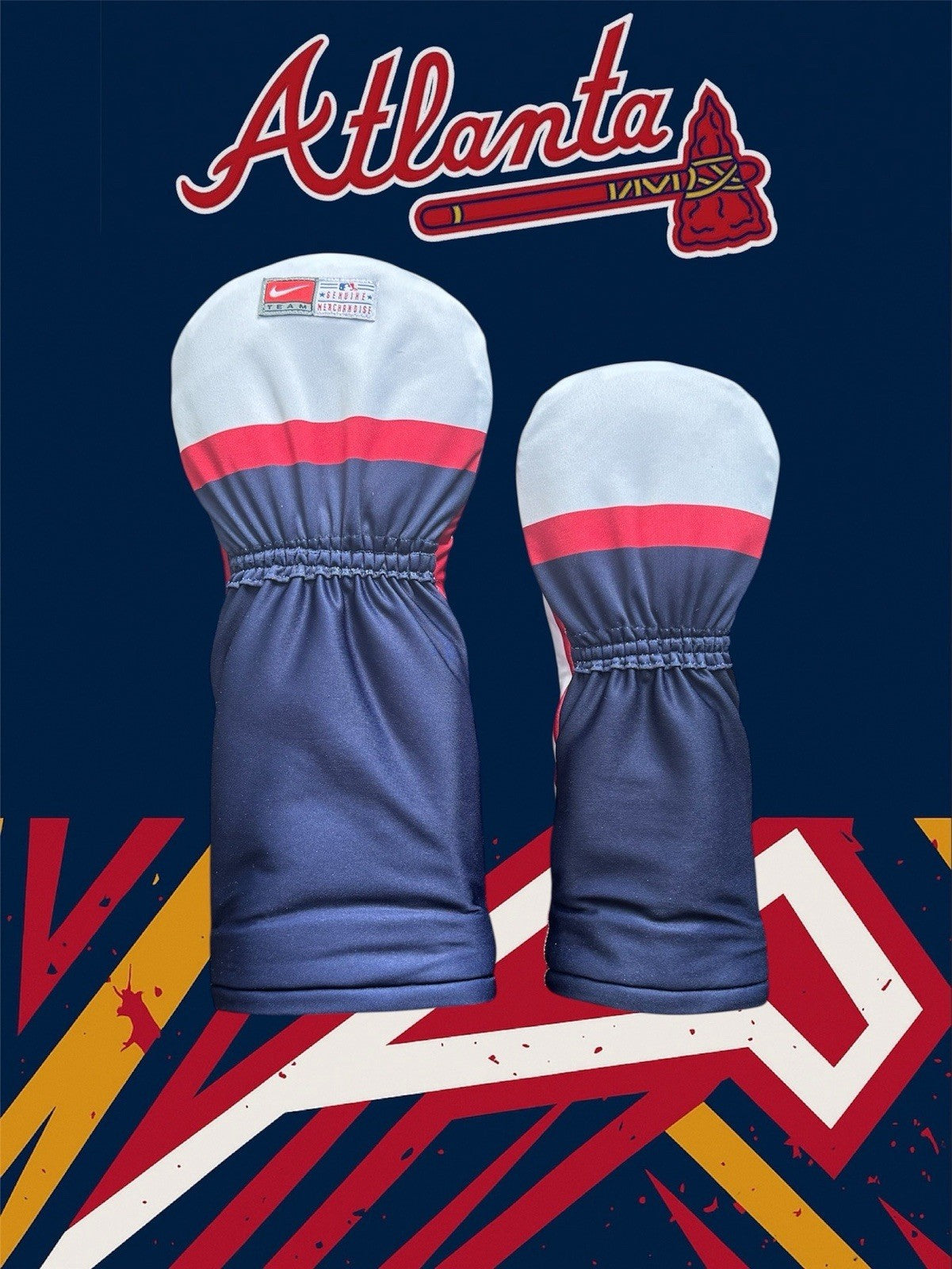 Atlanta Braves Golf Driver & Fairway Wood Head Cover