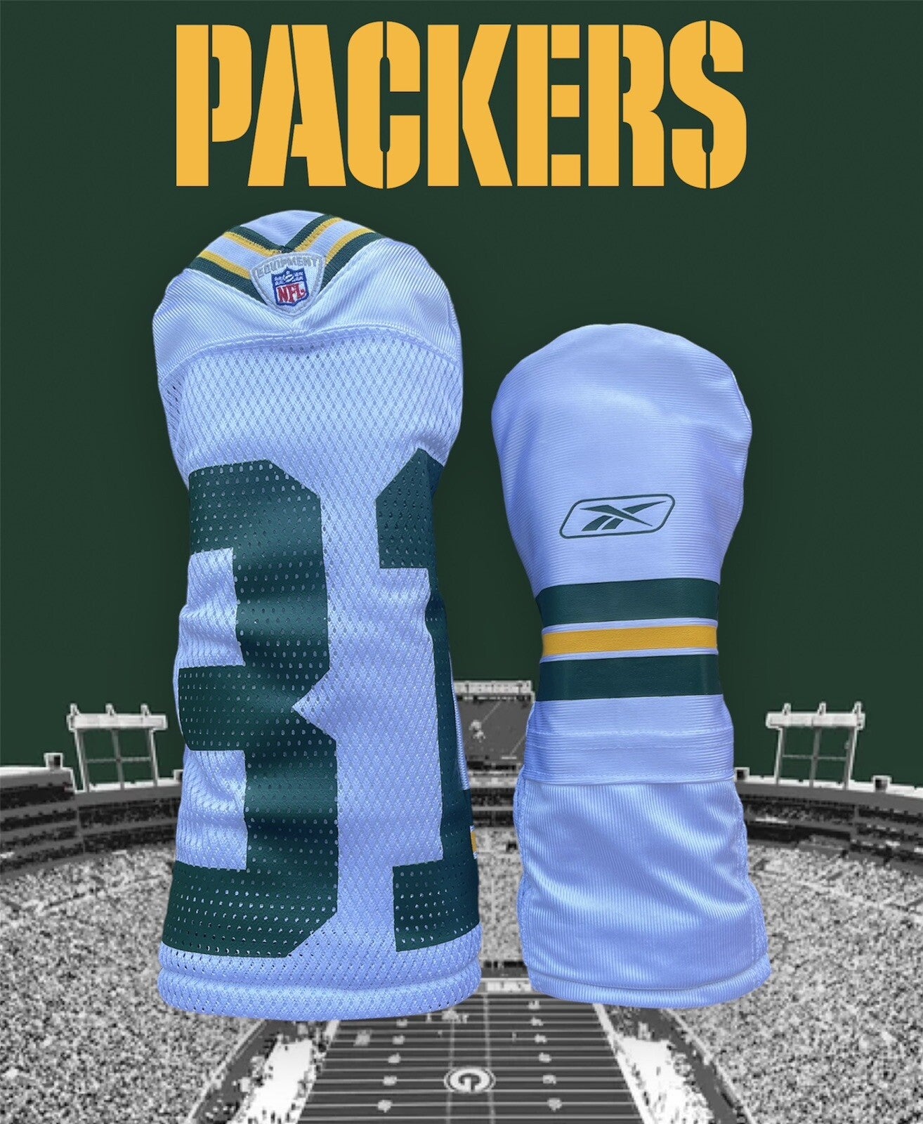 Green Bay Packers Golf Driver & Fairway Wood Head Cover