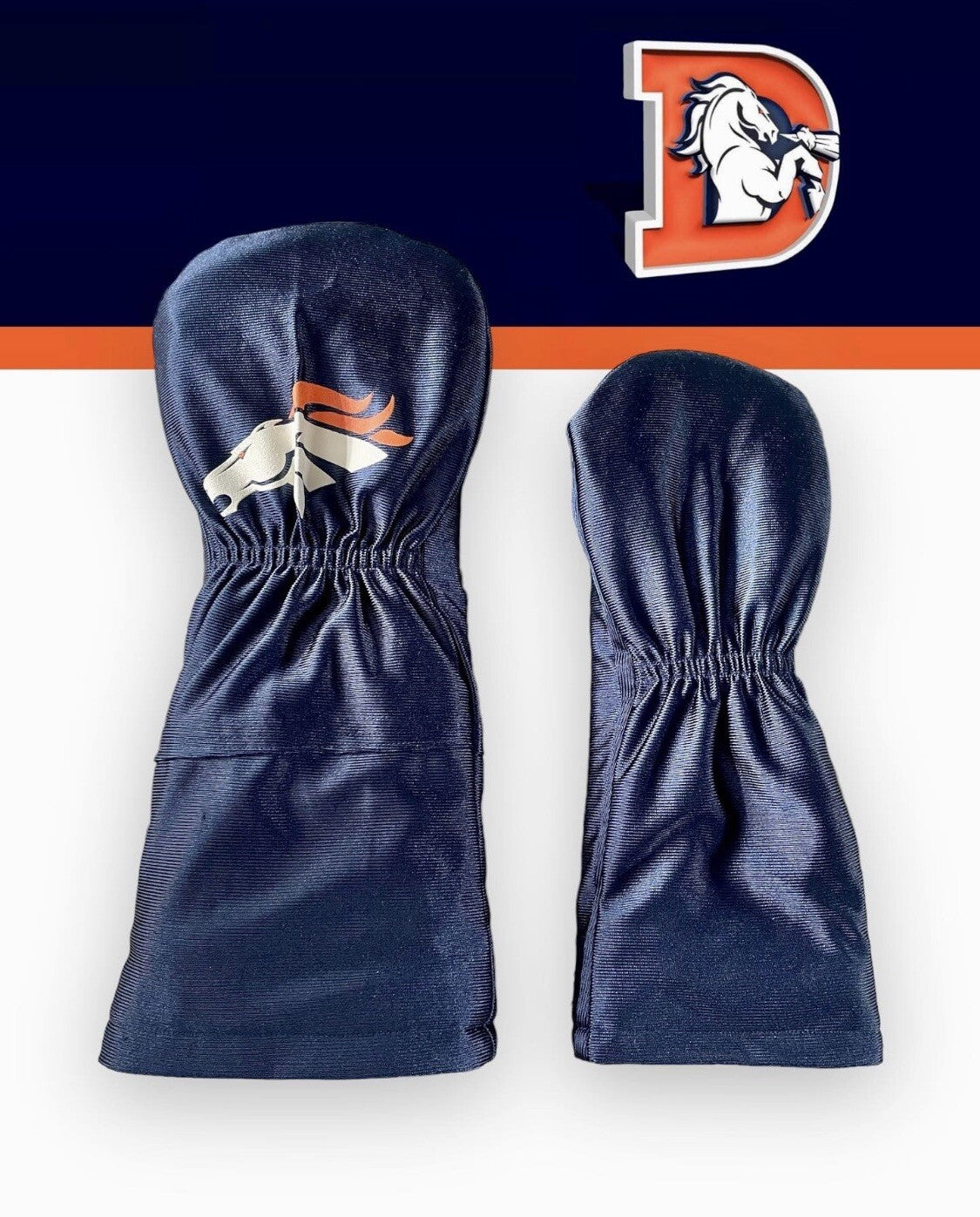 Denver Broncos Champ Bailey Golf Driver & Fairway Wood Head Cover