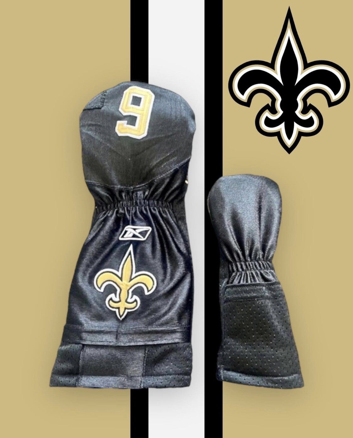 New Orleans Saints Golf Driver & Hybrid Head Cover
