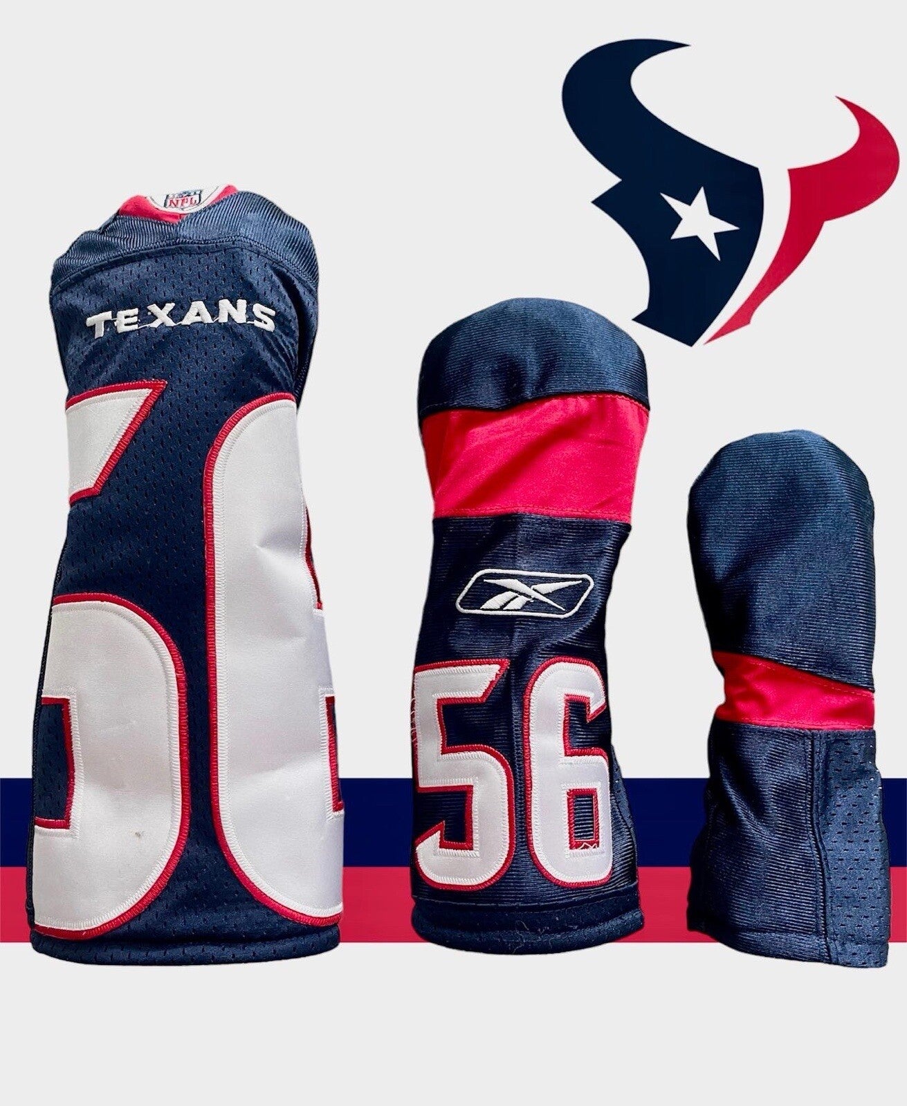 Houston Texans Golf Driver, Fairway Wood  & Hybrid Head Cover