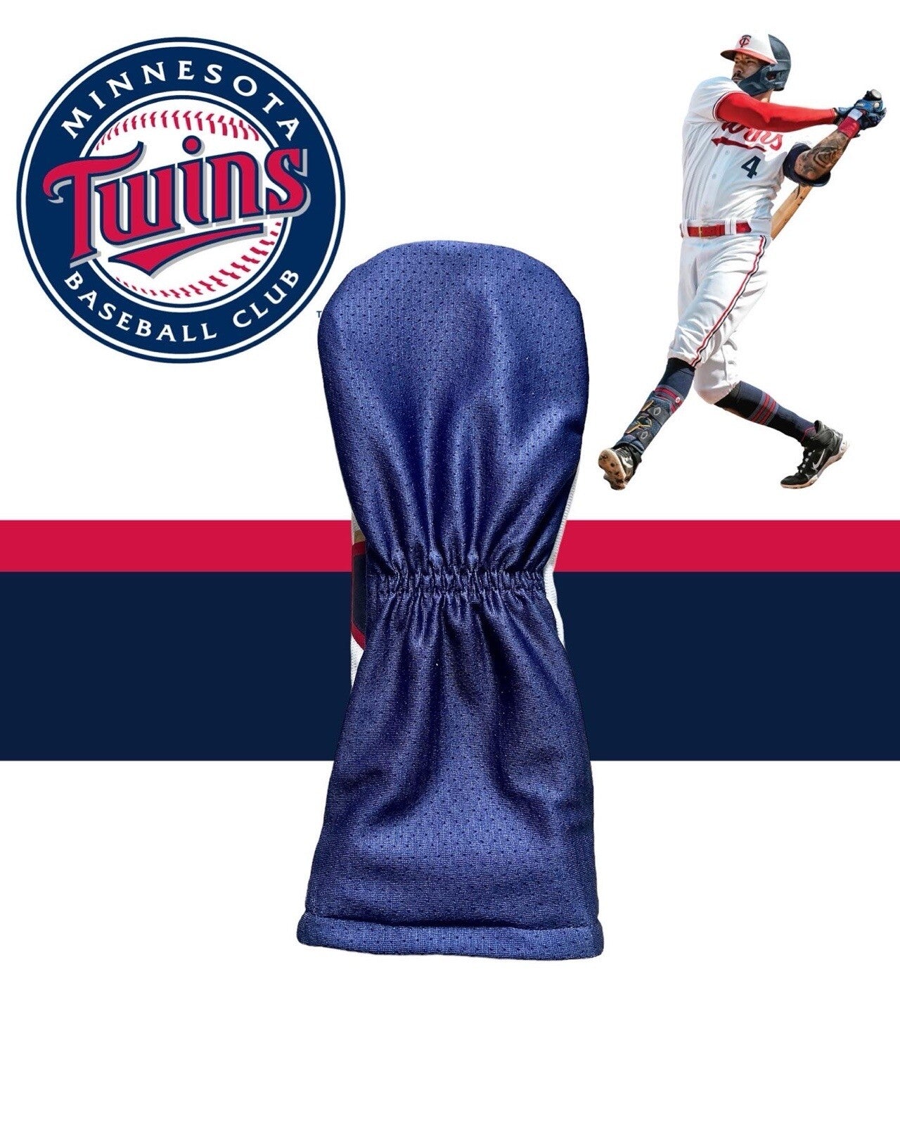 Minnesota Twins Carlos Correa Golf Fairway Wood Head Cover