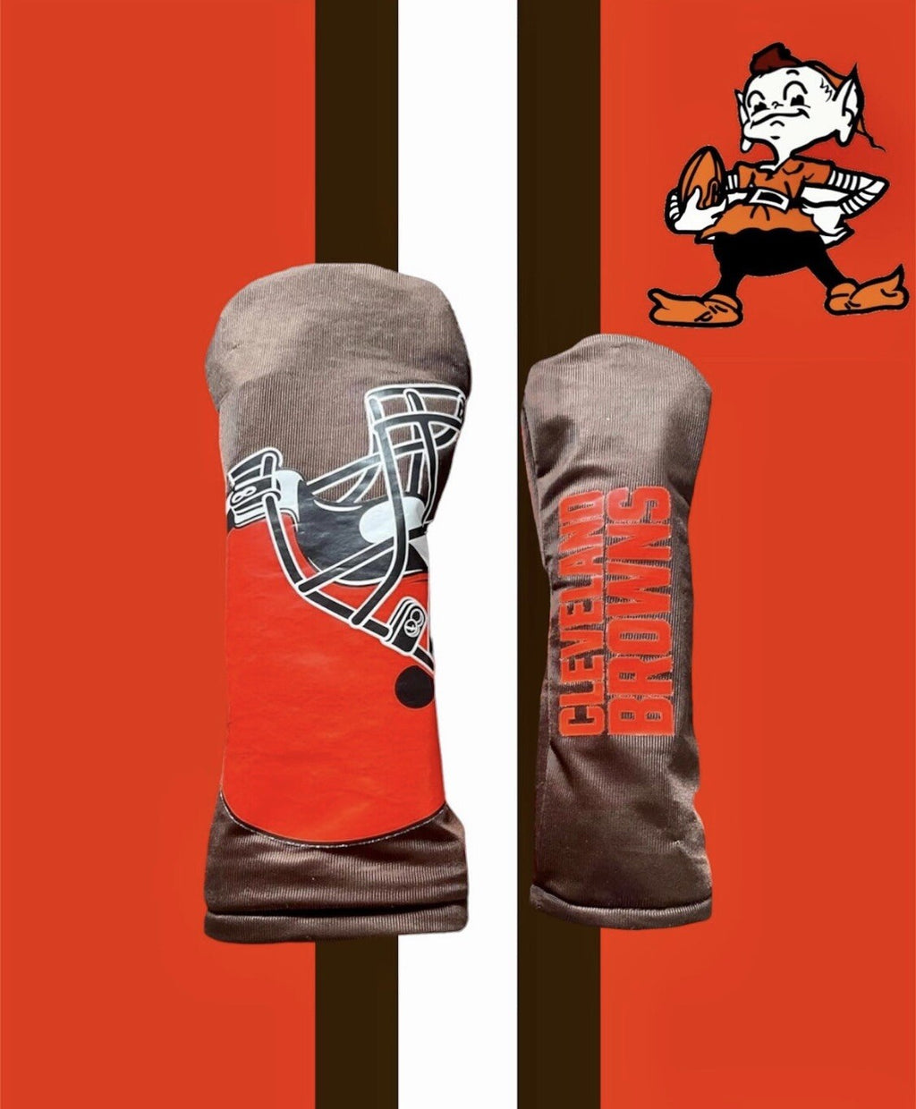 Cleveland Browns Golf Fairway Wood & Hybrid Head Cover