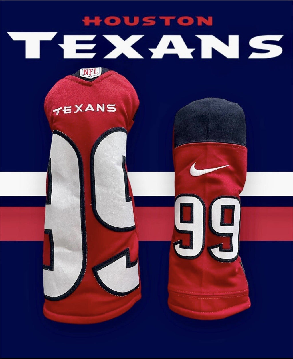 Houston Texans Golf Driver & Fairway Wood Head Cover