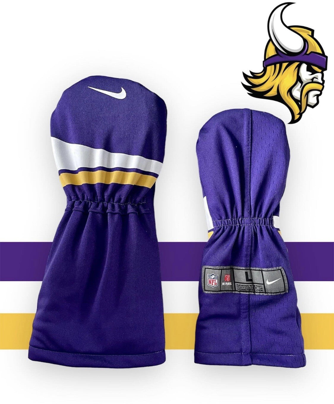 Minnesota Vikings Golf Driver & Fairway Wood Head Cover