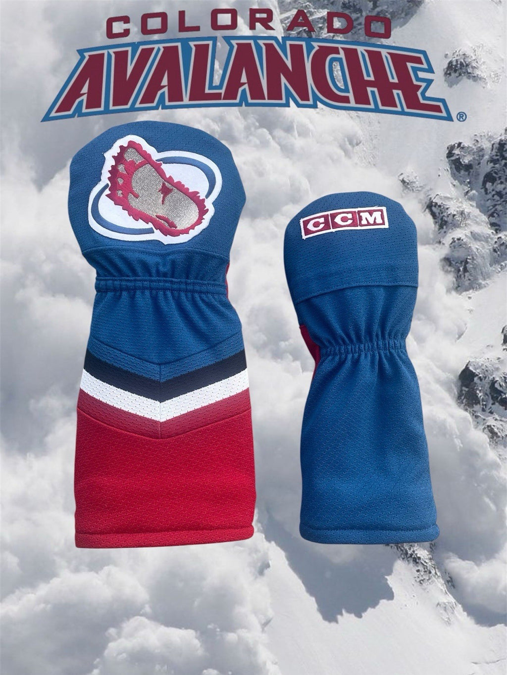 Colorado Avalanche Golf Driver & Fairway Wood Head Cover