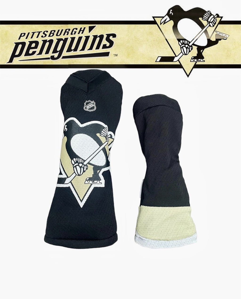 Pittsburgh Penguins Golf Fairway Wood & Hybrid Head Cover
