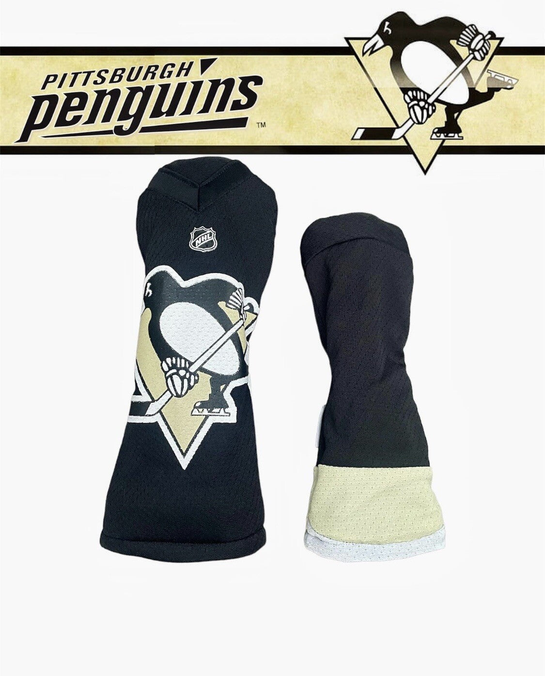 Pittsburgh Penguins Golf Fairway Wood & Hybrid Head Cover