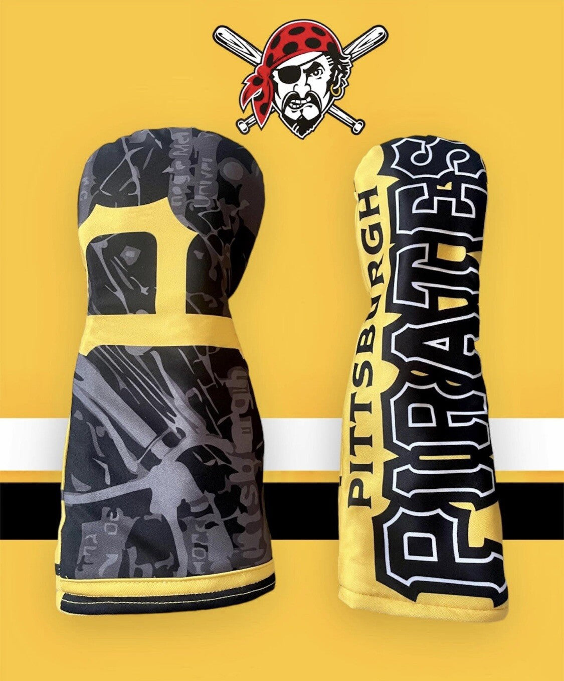 Pittsburgh Pirates Golf Driver & Fairway Wood Head Cover