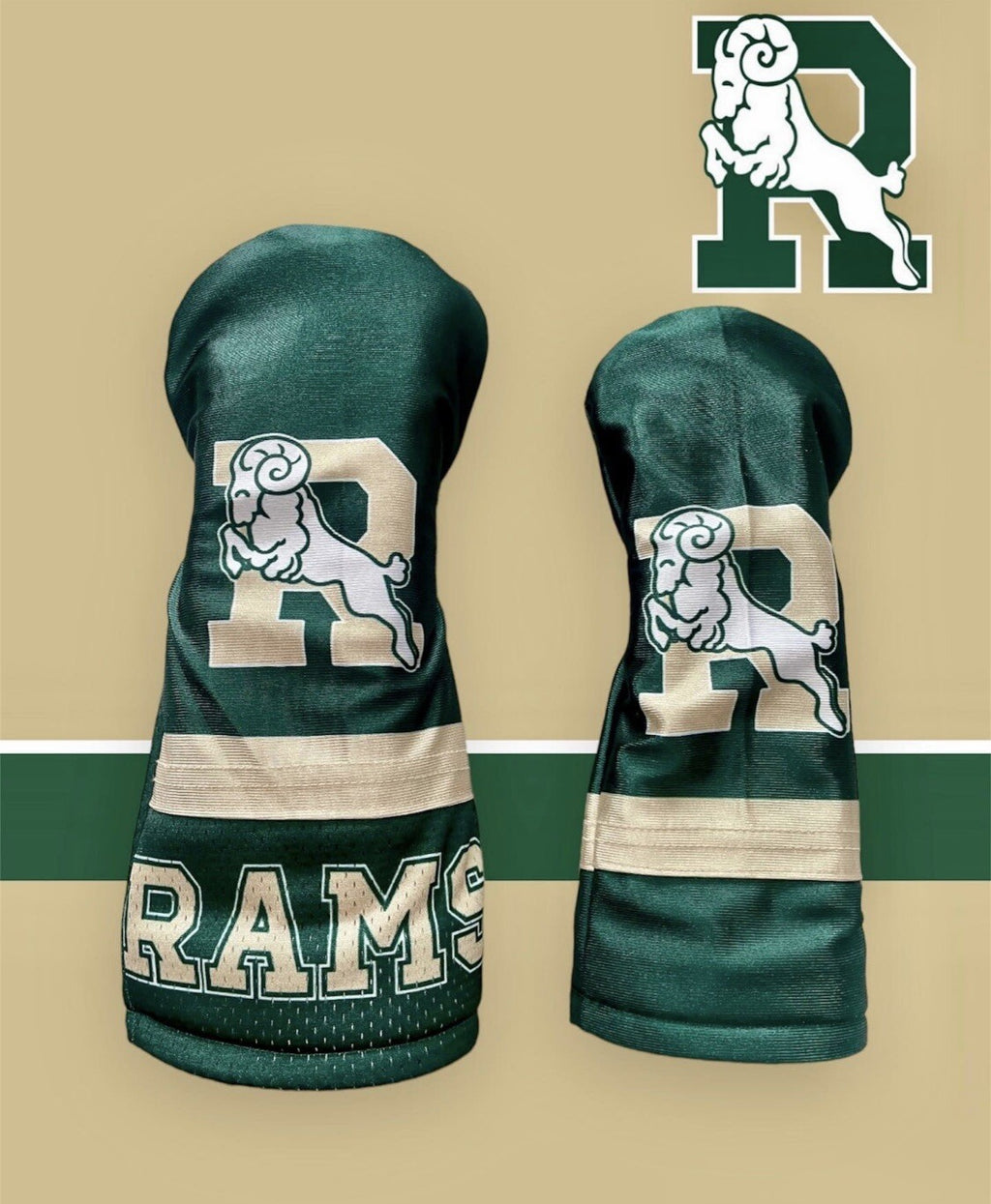 Regina Rams Golf Driver & Fairway Wood Head Cover