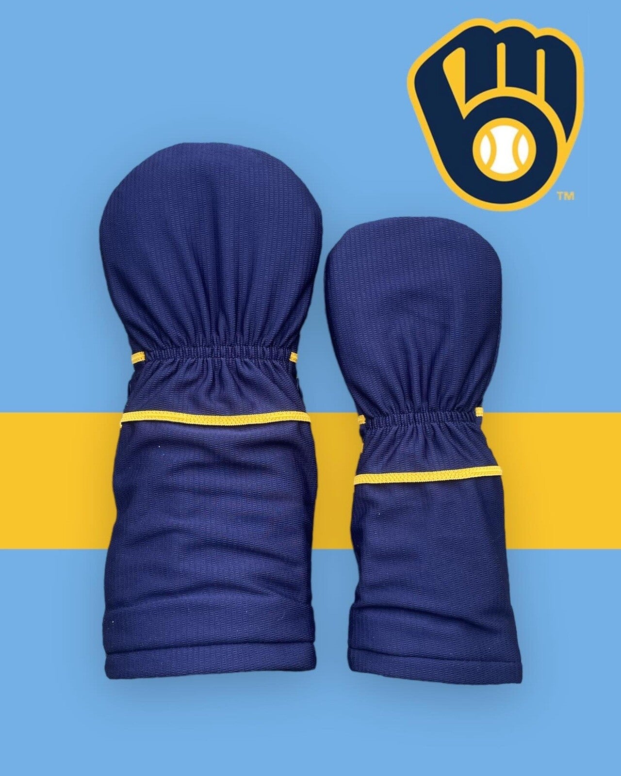 Milwaukee Brewers Golf Driver & Fairway Wood Head Cover