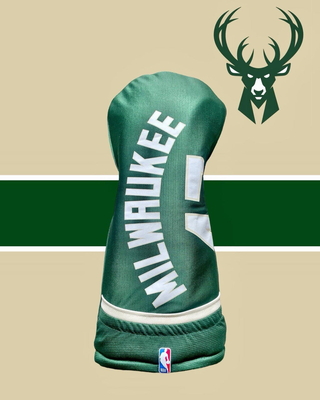 Milwaukee Bucks Golf Driver Head Cover