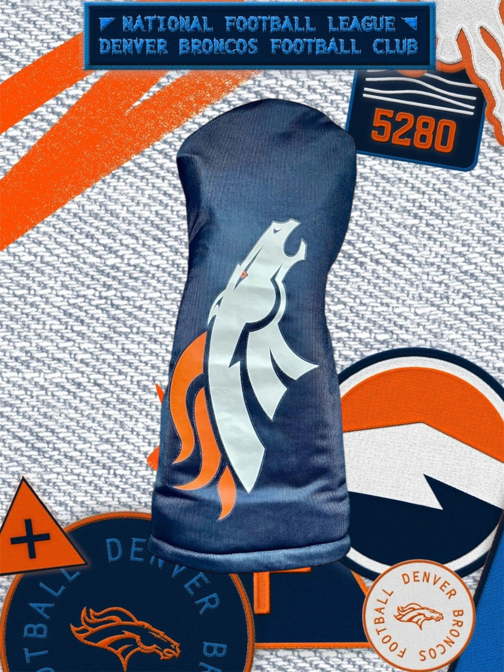 Denver Broncos Golf Driver Head Cover